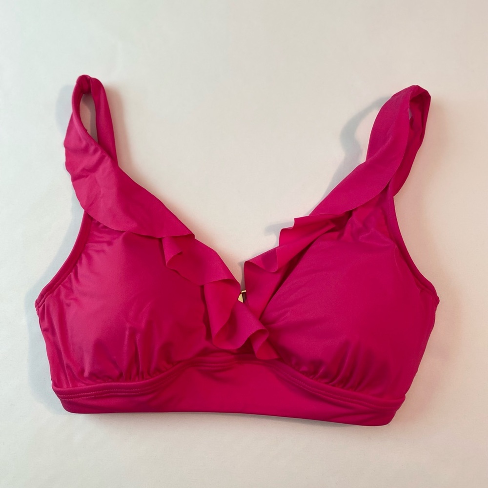 Lauren Ralph Lauren
Beach Club Solids Ruffle Underwire Swim Bra
Top